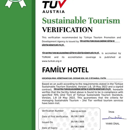 Szálloda Sirkeci Grand Family & 3*